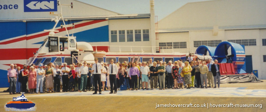 AP1-88 hovercraft promotional day by BHC -  (credit: The <a href='http://www.hovercraft-museum.org/' target='_blank'>Hovercraft Museum Trust</a>).
